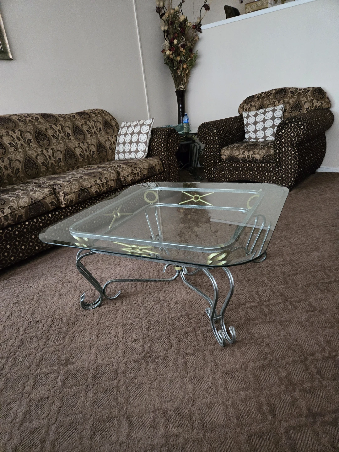 Glass Top Coffee Table 3pcs - photo 4