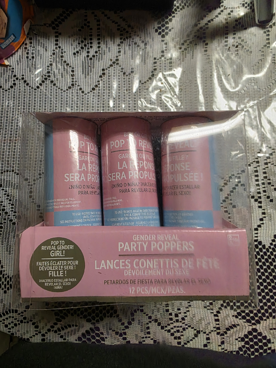 Gender Reveal Party Poppers (12 ct)