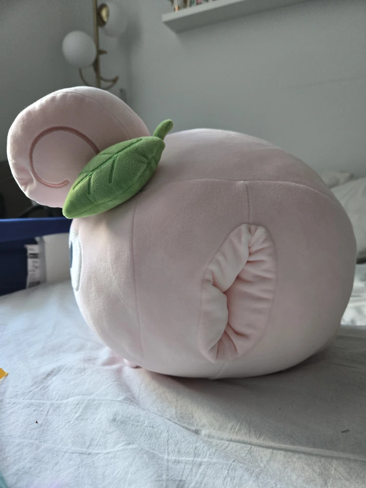Pink Plush Toy with Pockets for Hand Warmer - photo 2