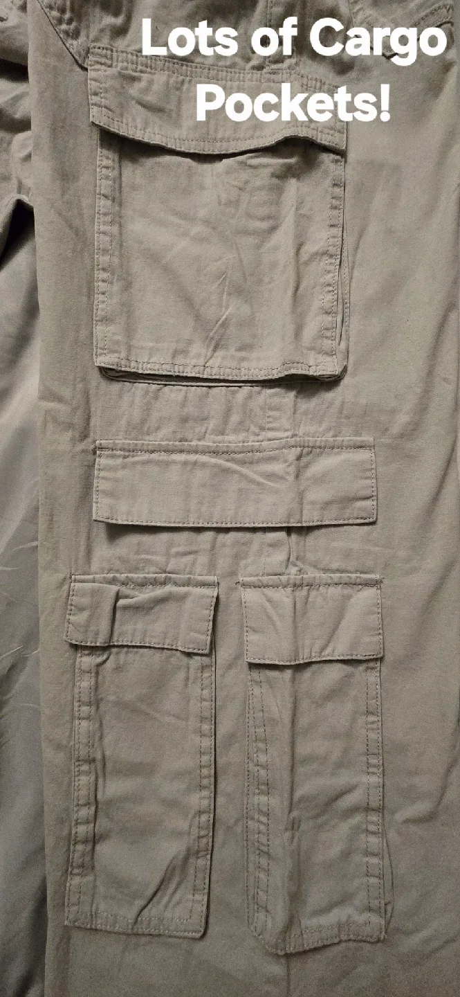 NEW! Girls Refuge Wide Leg Cargo Pants! - Size Womens Small image indicator(4)