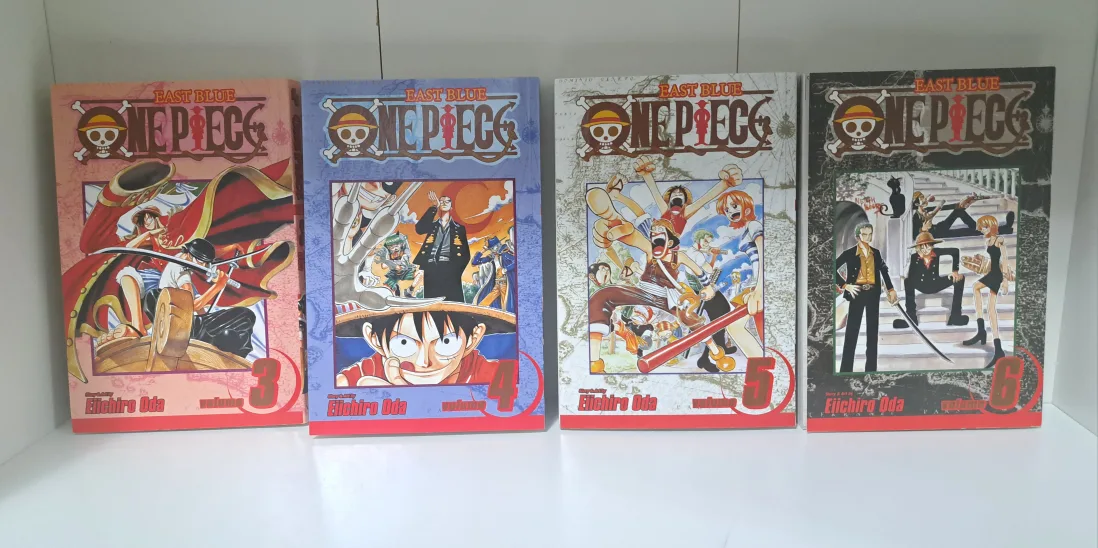 Manga lot - One Peace, MHA, Blue flag image indicator(7)