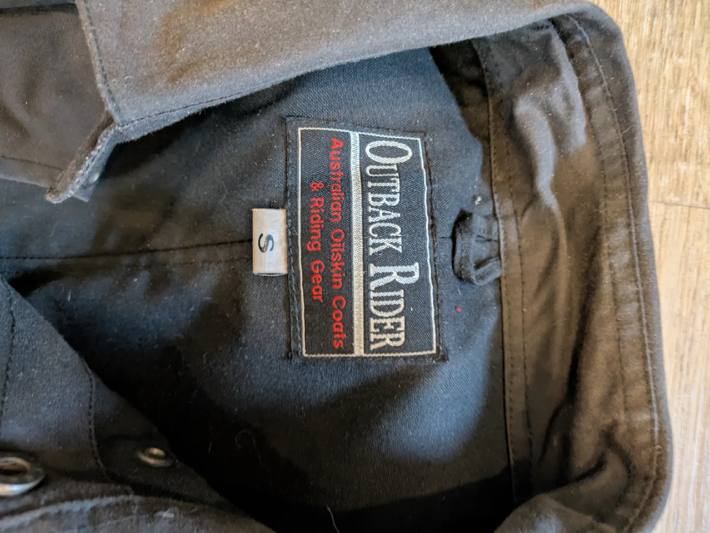 Outback Rider Australian Oilskin Coat - Size S image indicator(2)