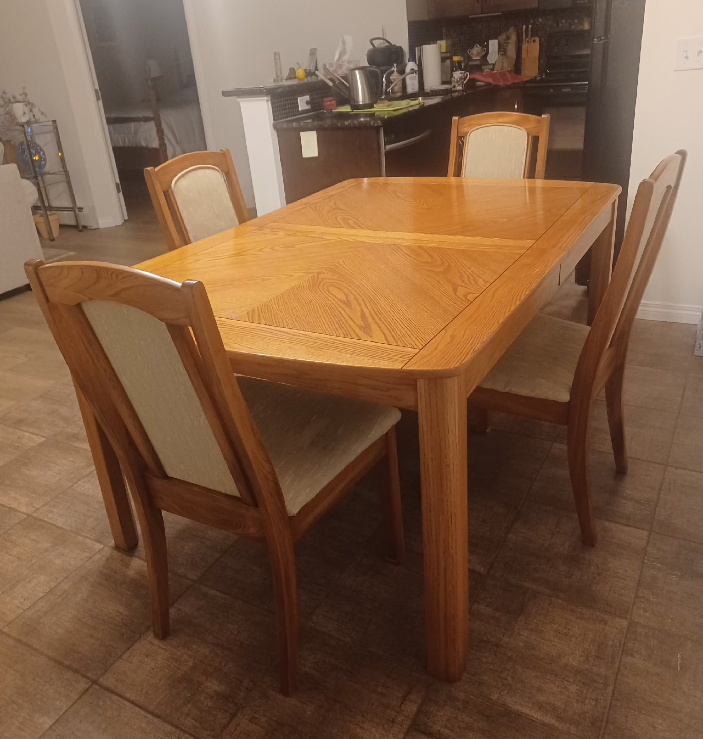 Dining Table with Four Chairs