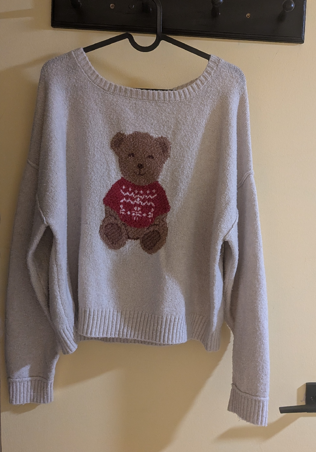 Wild Skye Teddy Bear Sweater - Size S/P
