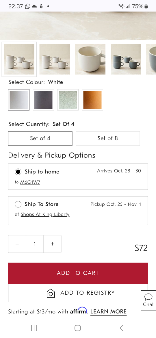West Elm Aaron Probyn Mug Set of 4 - photo 5
