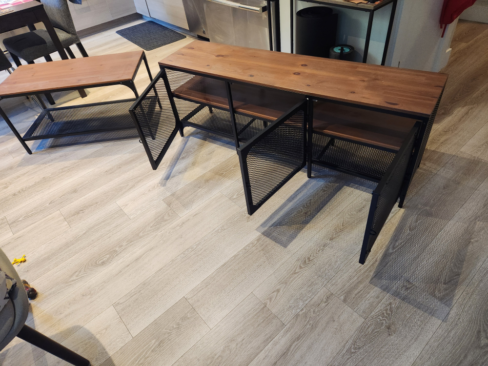 IKEA FJÄLLBO TV Bench & Coffee Table Set
