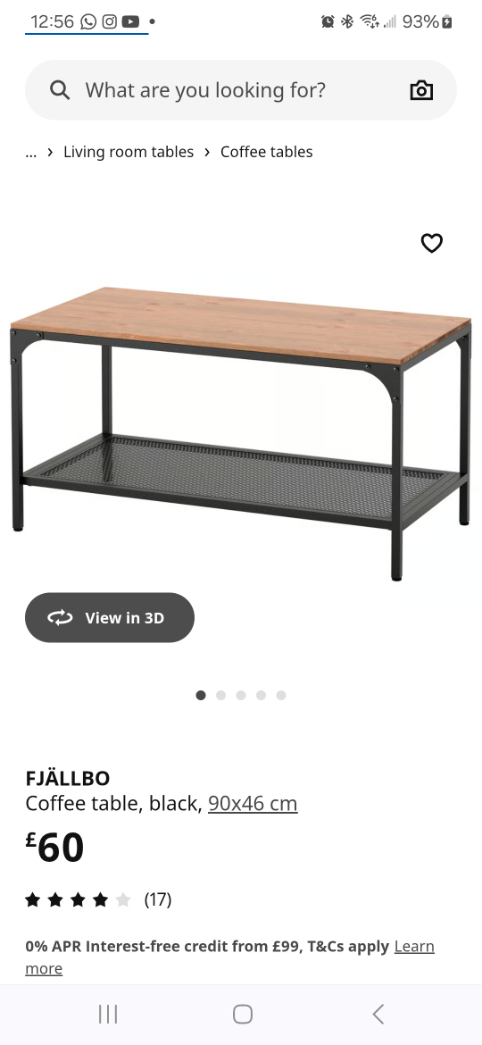 IKEA FJÄLLBO TV Bench & Coffee Table Set - photo 5