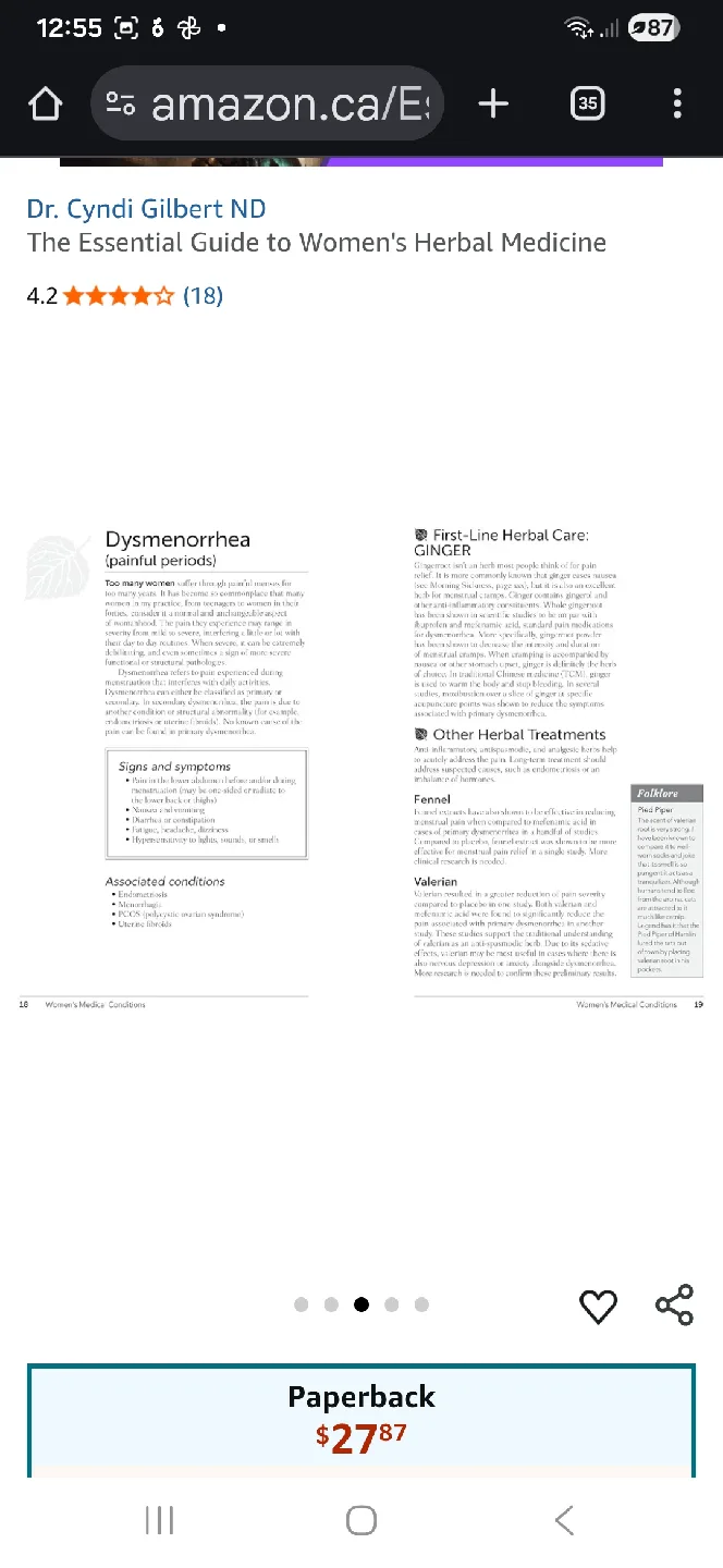 Book: The Essential Guide to Women's Herbal Medicine image indicator(6)