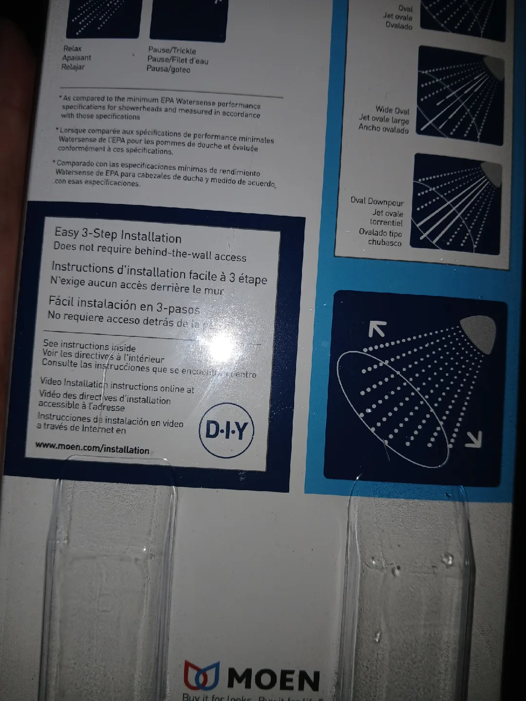 Moen Hydro Energetix Shower Head - New in Box image indicator(4)