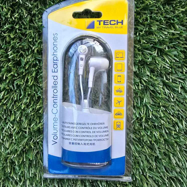 New Tech by Travel Blue Volume-Controlled Earphones