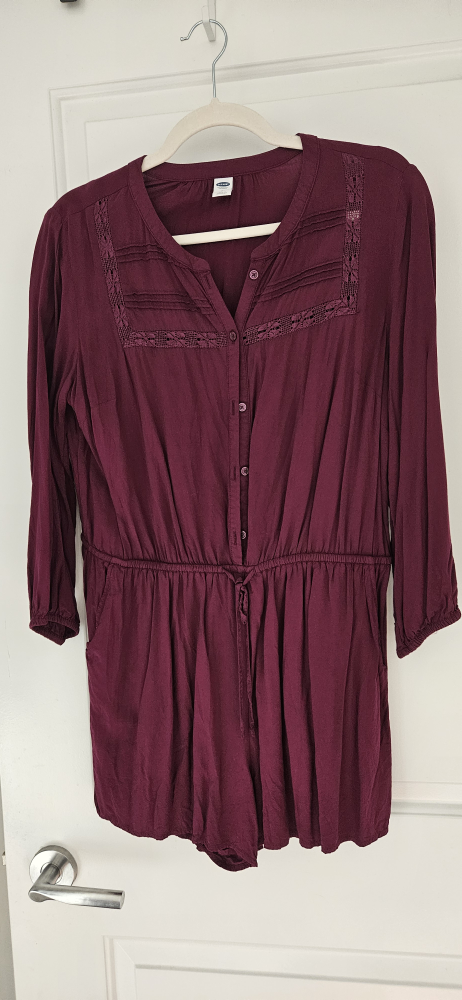 NEGOTIABLE - Old Navy Burgundy Romper - Size S (4) - photo 4