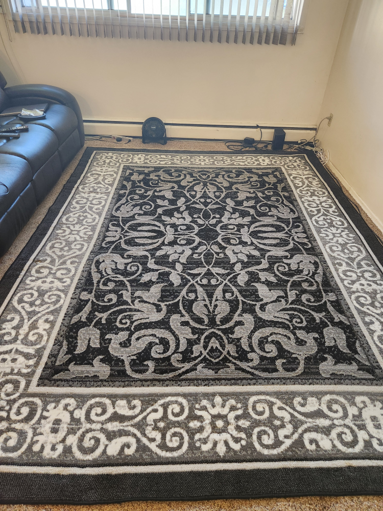 Black & Grey Area Rug - photo 3