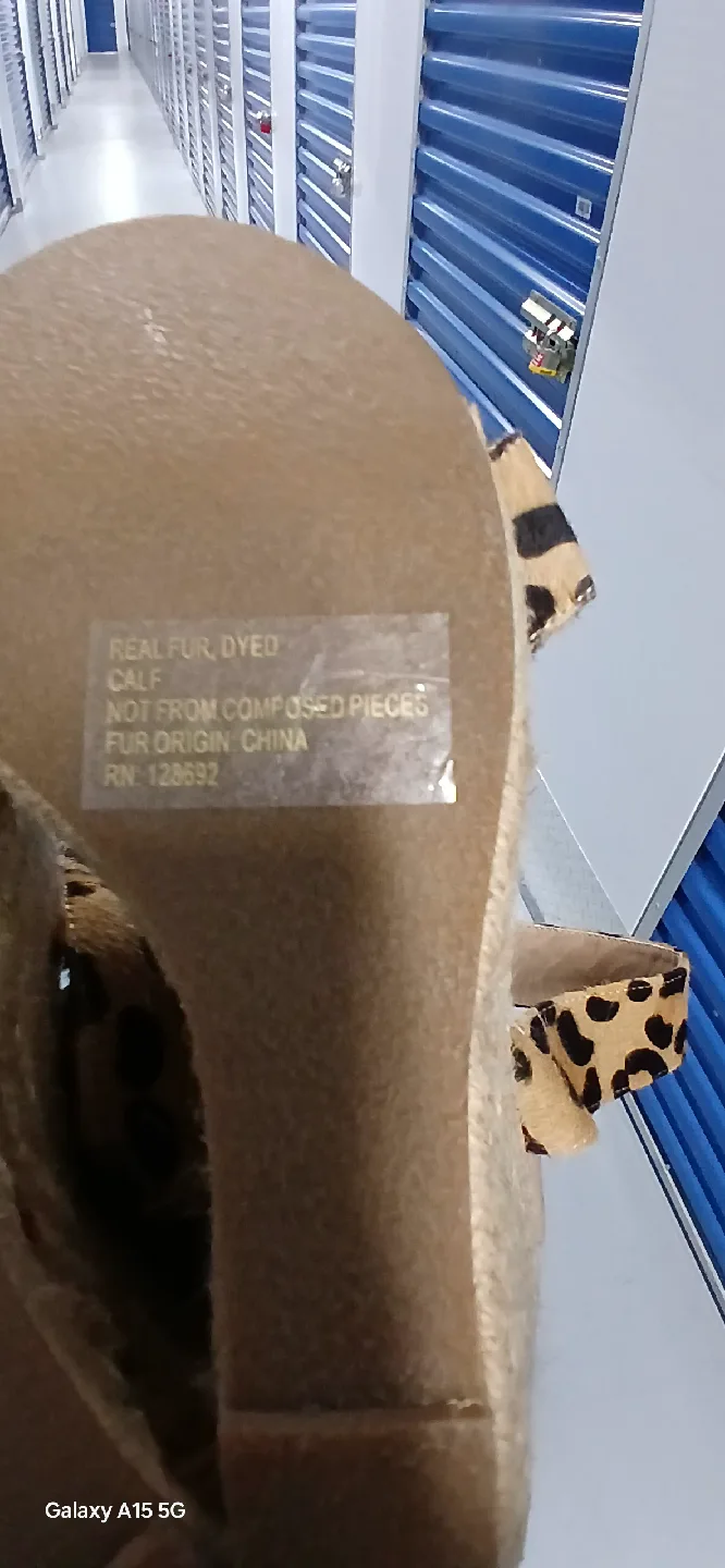 Steve Madden Leopard Print Wedge Sandals - Size 9 image indicator(3)