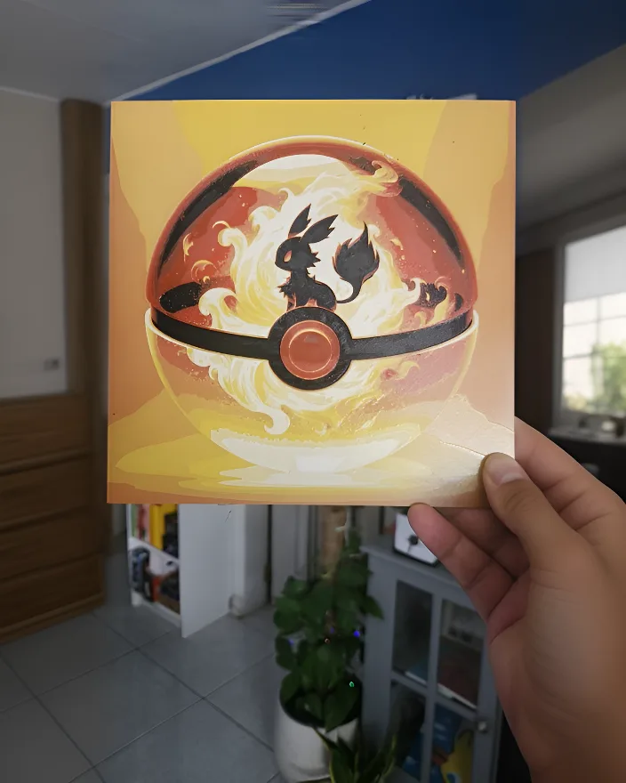 Pokémon Framed Art - 3D Printed image indicator(6)