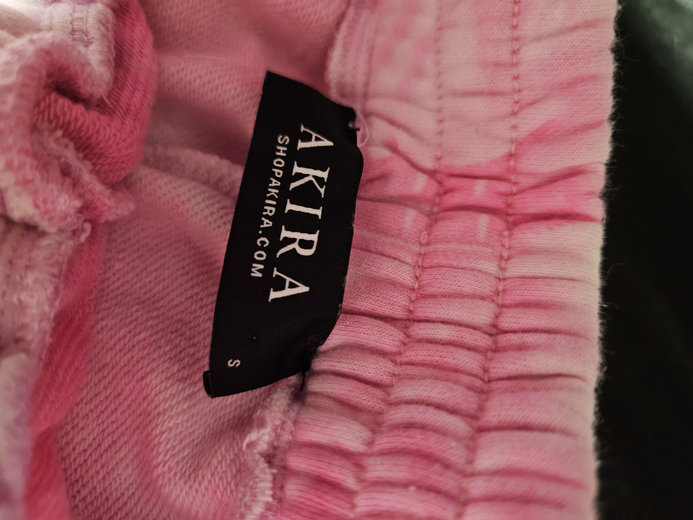 Akira Pink Tie-Dye Pants - Size S - photo 3
