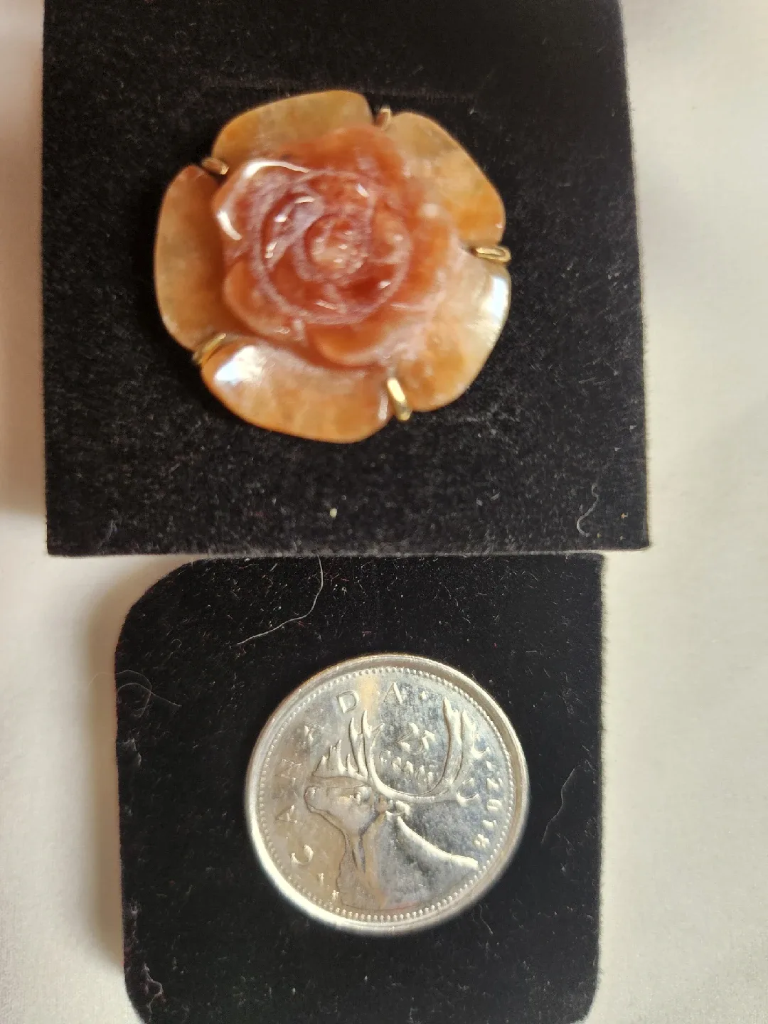 Vintage gold Flower bracelet or Ring image indicator(2)