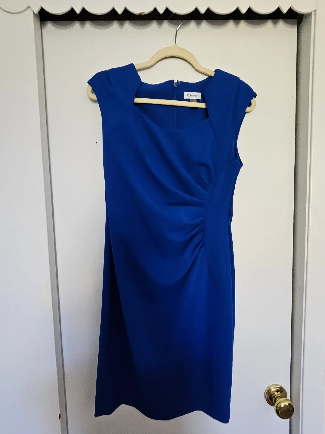 Calvin Klein Blue Dress - Size 12 thumbnail