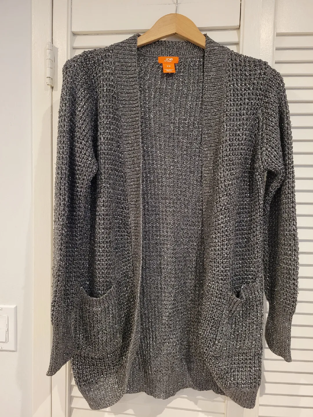 Joe Fresh Silver Cardigan - Size S/P thumbnail