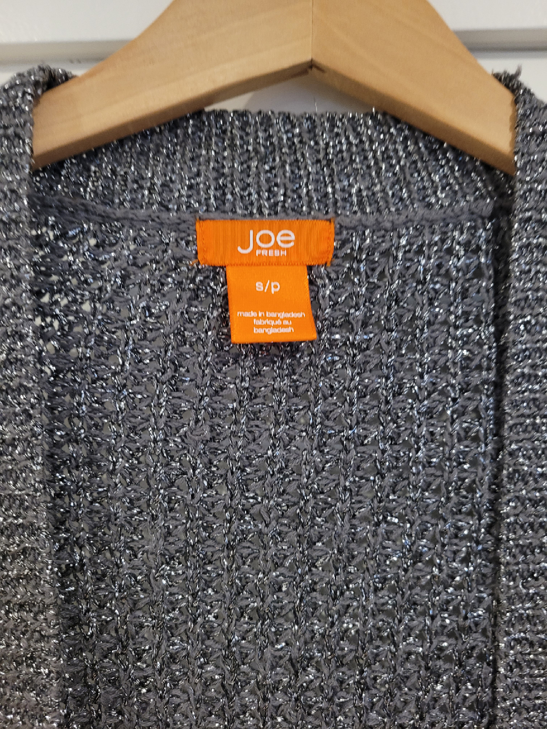 Joe Fresh Silver Cardigan - Size S/P - photo 2