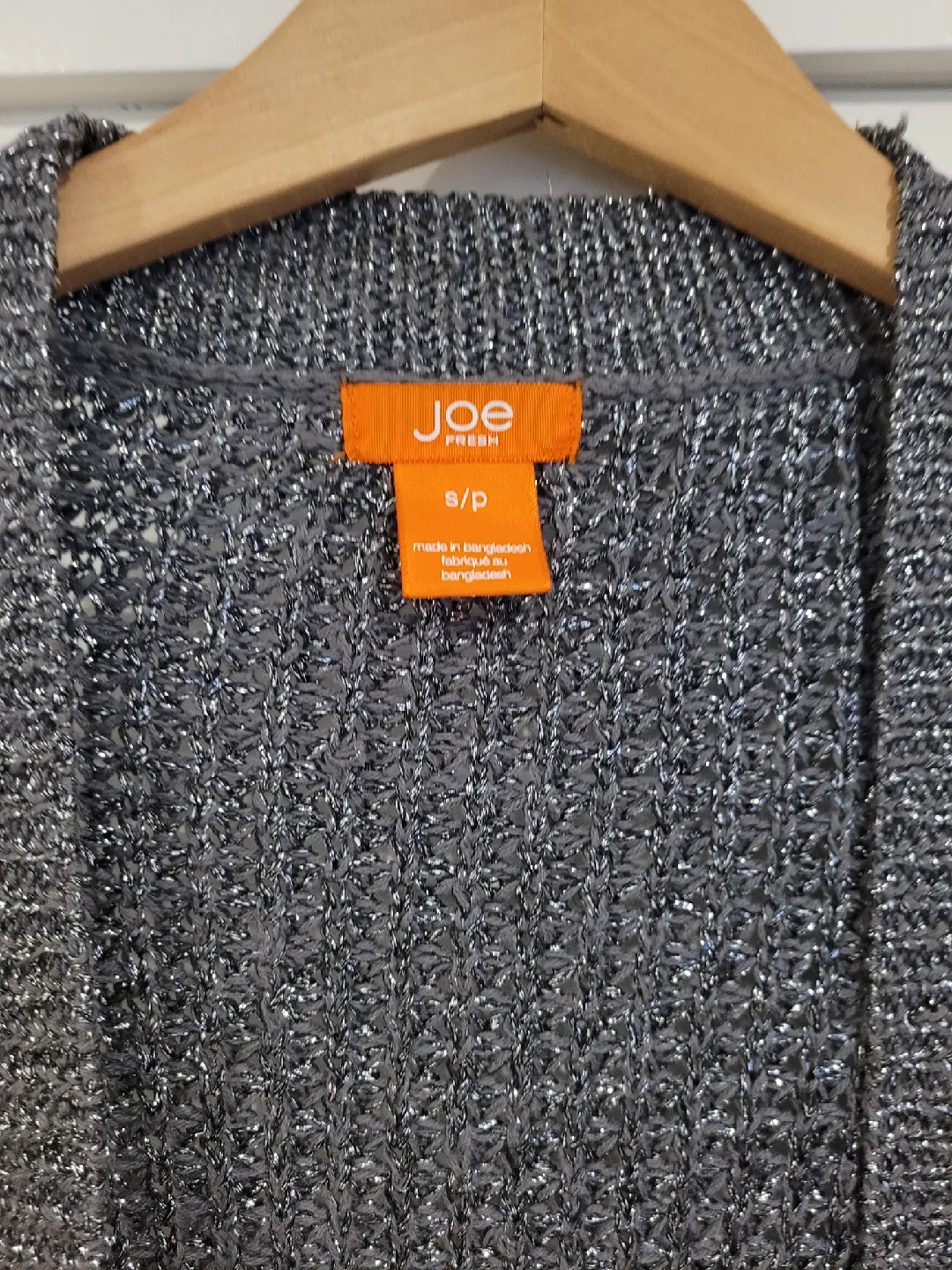Joe Fresh Silver Cardigan - Size S/P image indicator(2)