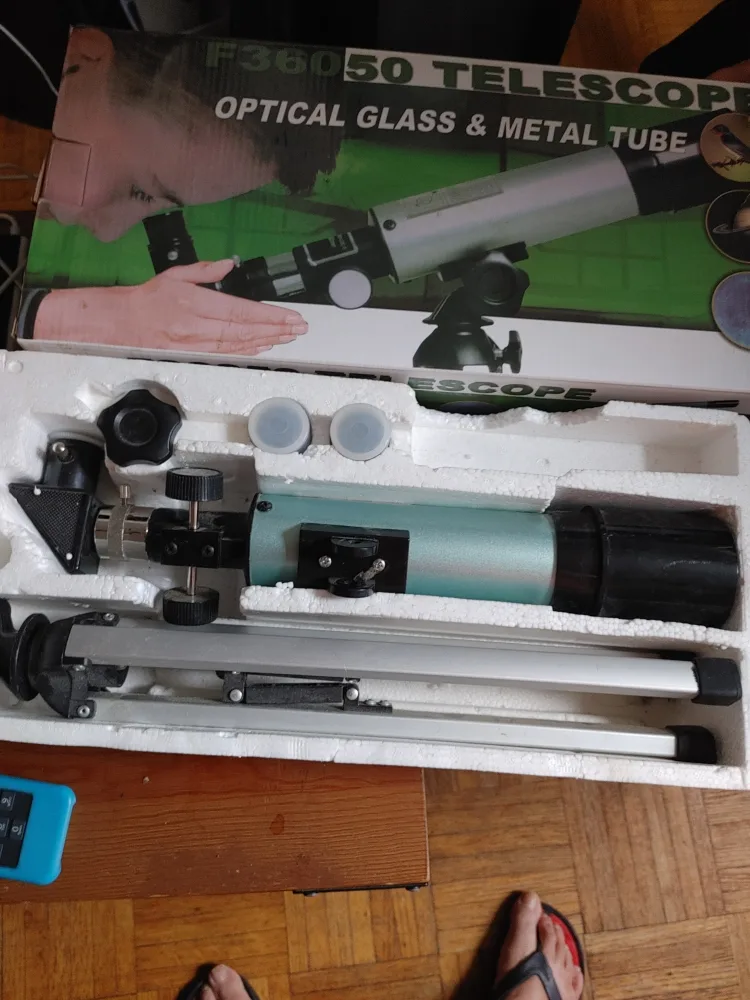 F36050 Telescope, Optical Glass & Metal Tube image indicator(2)