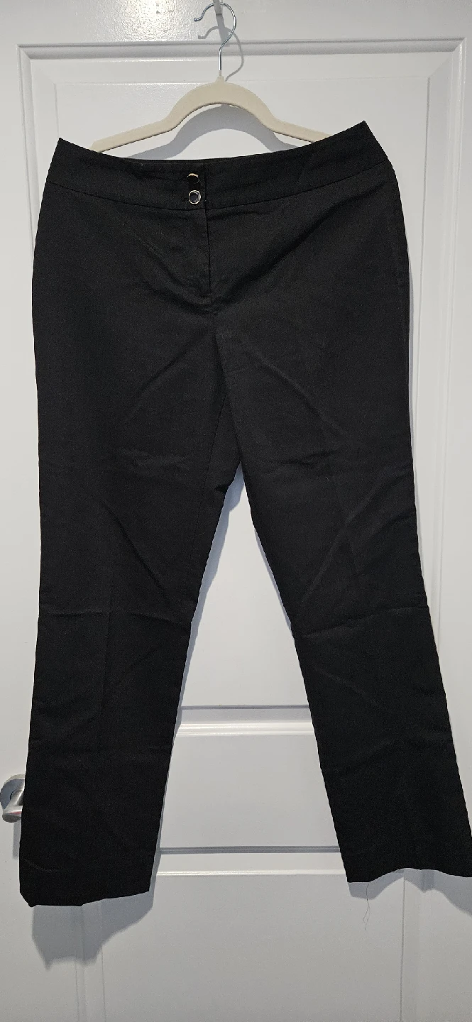 NEGOTIABLE - Jones New York Black Dress Pants, Size 6 - photo 3