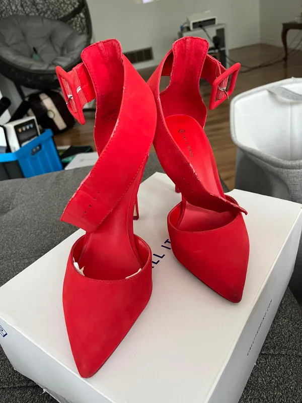 Call It Spring Red Heels, Size 7 thumbnail