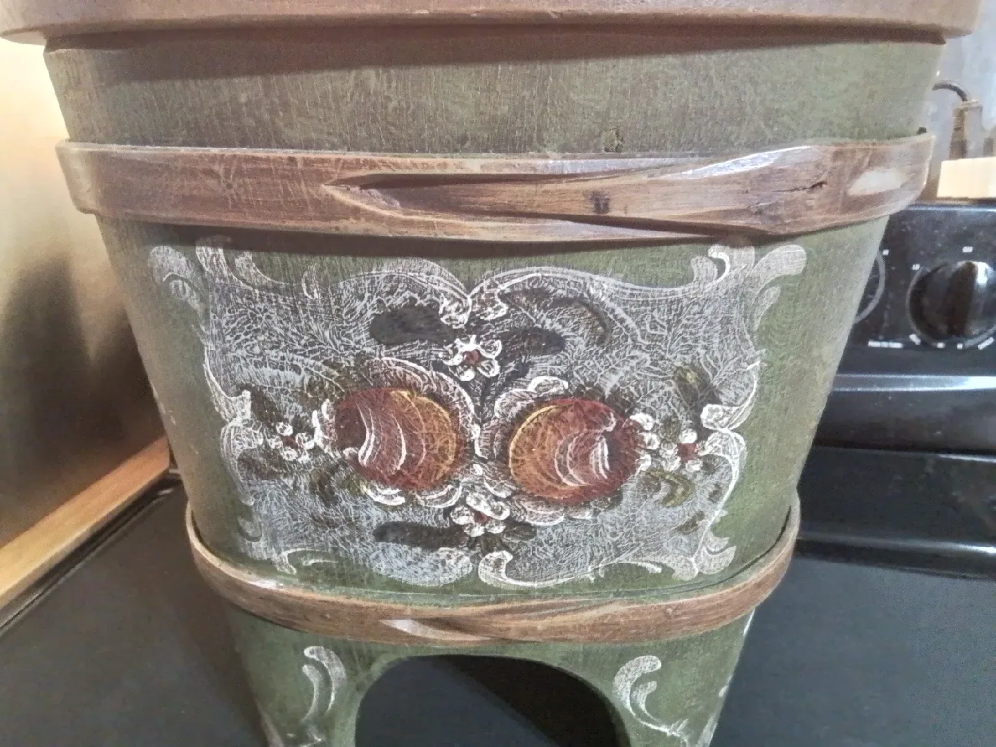 Antique Norway Rosemaling Kibbles Chair image indicator(7)