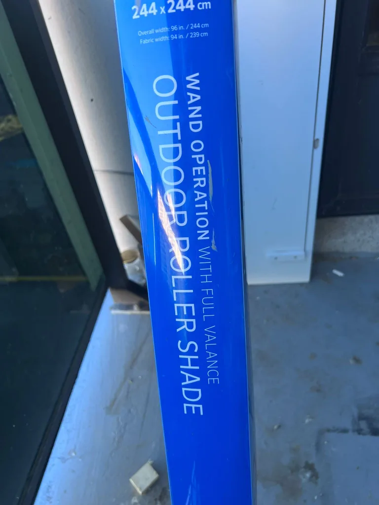 Coolaroo Outdoor Roller Shade 96x96 in thumbnail