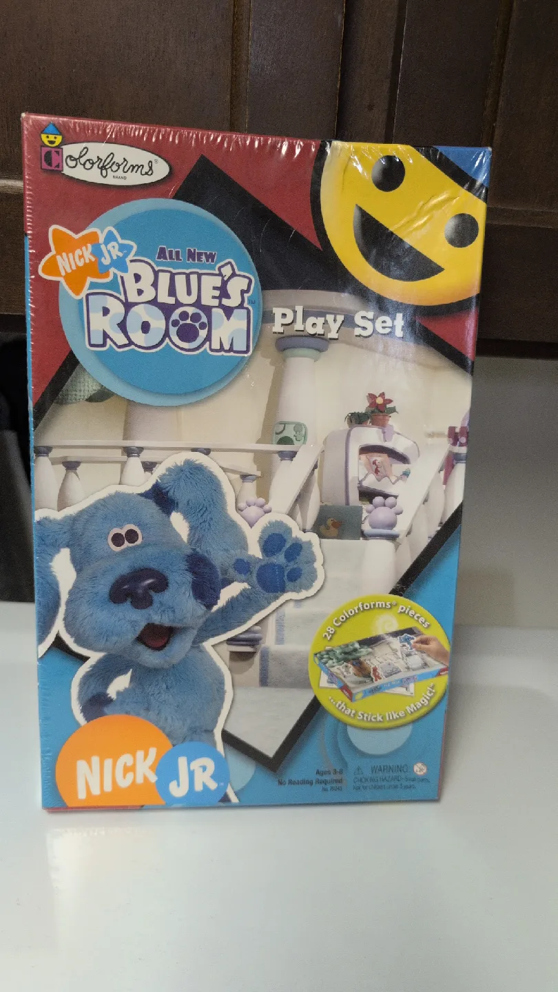 Blue's Room Play Set by Colorforms, New in Box image indicator(2)