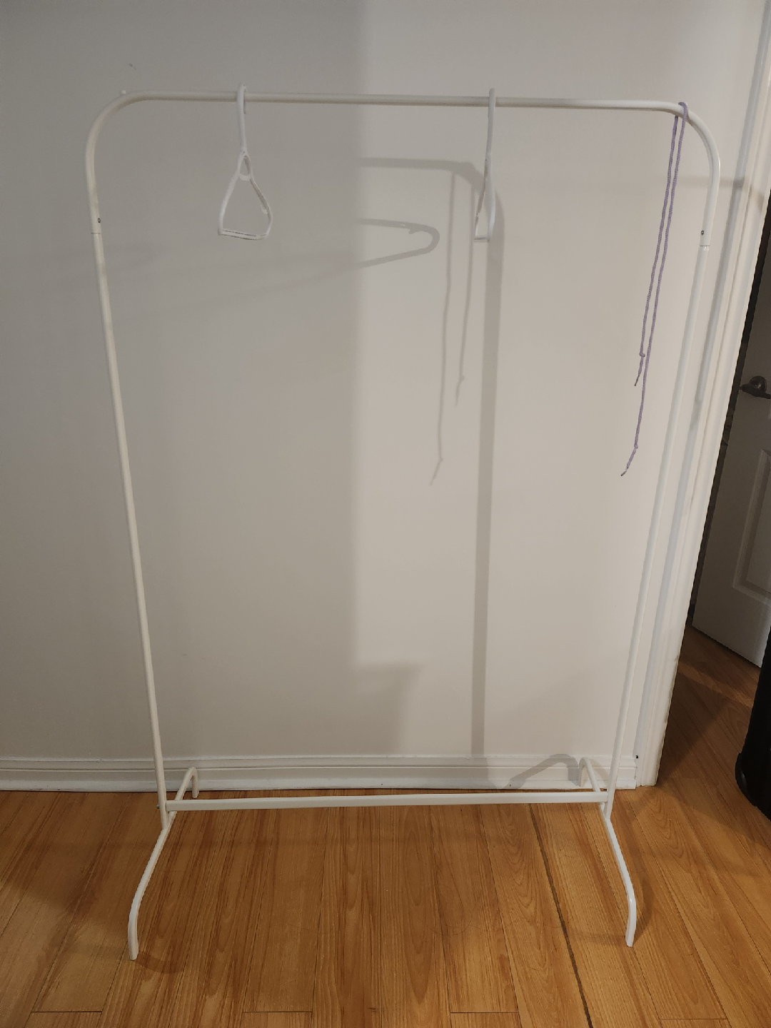 IKEA Rigga Clothes Rack - White - photo 2