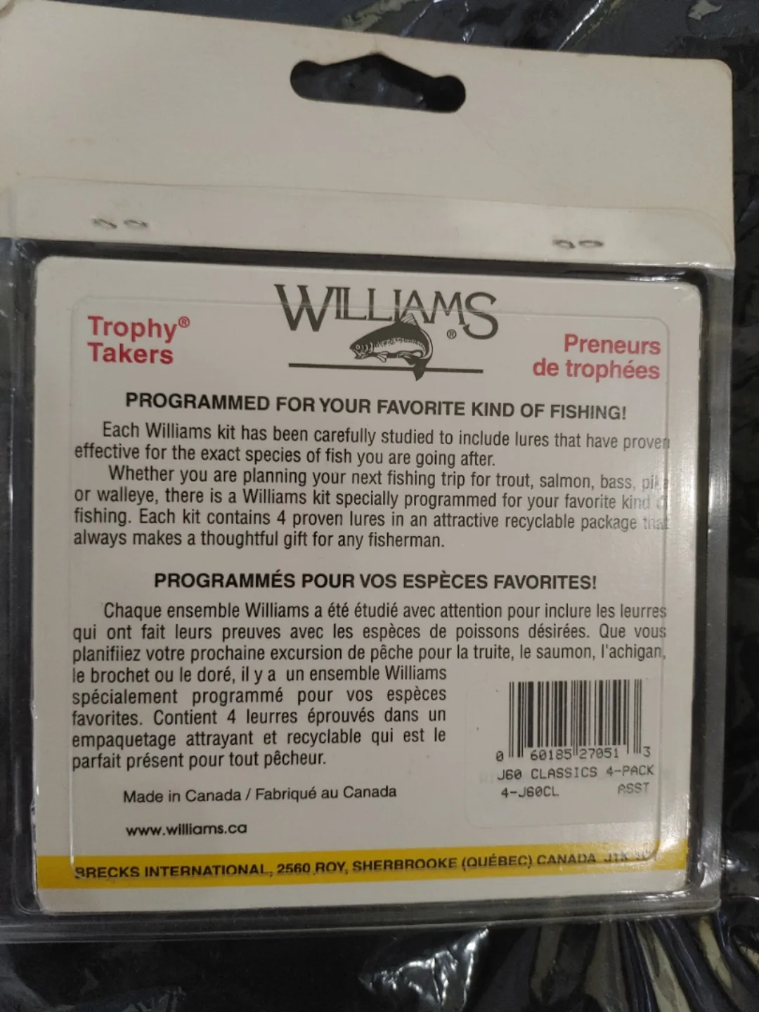 🧡 BRAND NEW WILLIAMS ICE JIG FISHING FOR ALL GAME FISH image indicator(2)