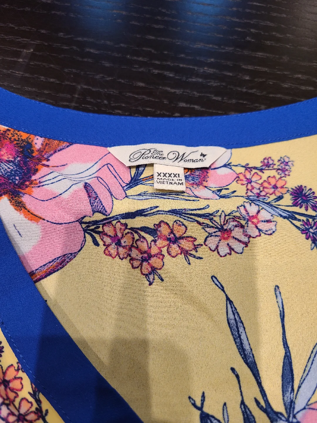 The Pioneer Woman Yellow Floral Top XXXXL image indicator(2)