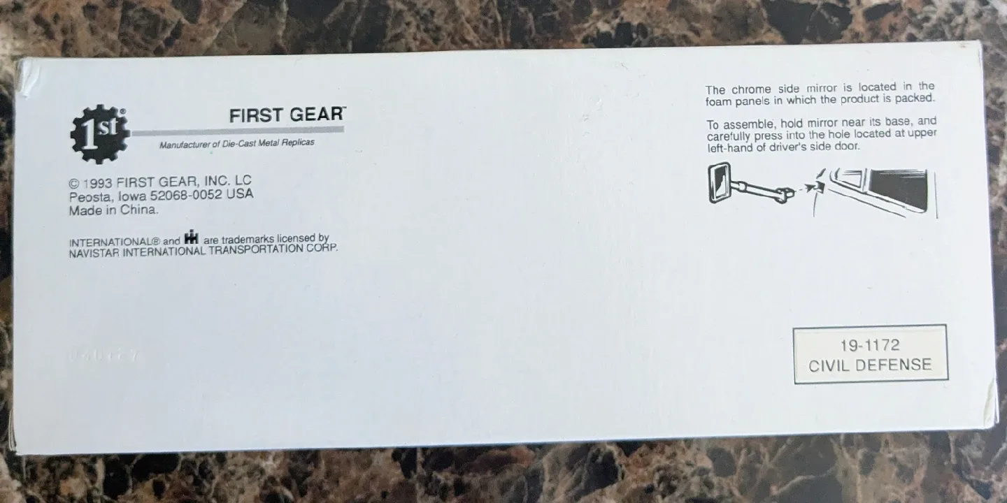 1957 International R-190 Fire Truck 1/34 Scale image indicator(7)