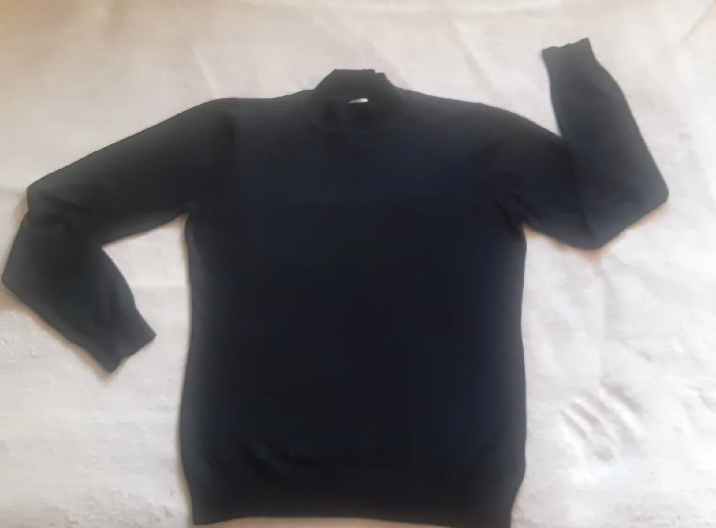 Cielo Women's Black Mock Neck Pullover Knit Sweater image indicator(5)