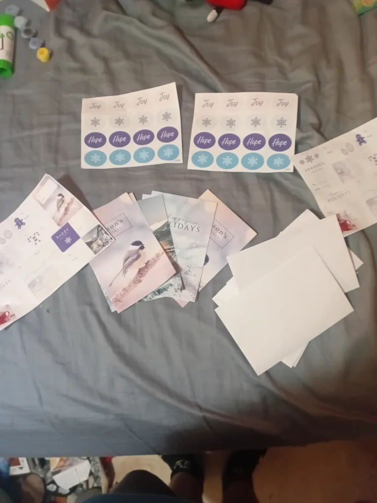 Holiday Cards & Stickers - Joy, Hope, Season's Greetings thumbnail