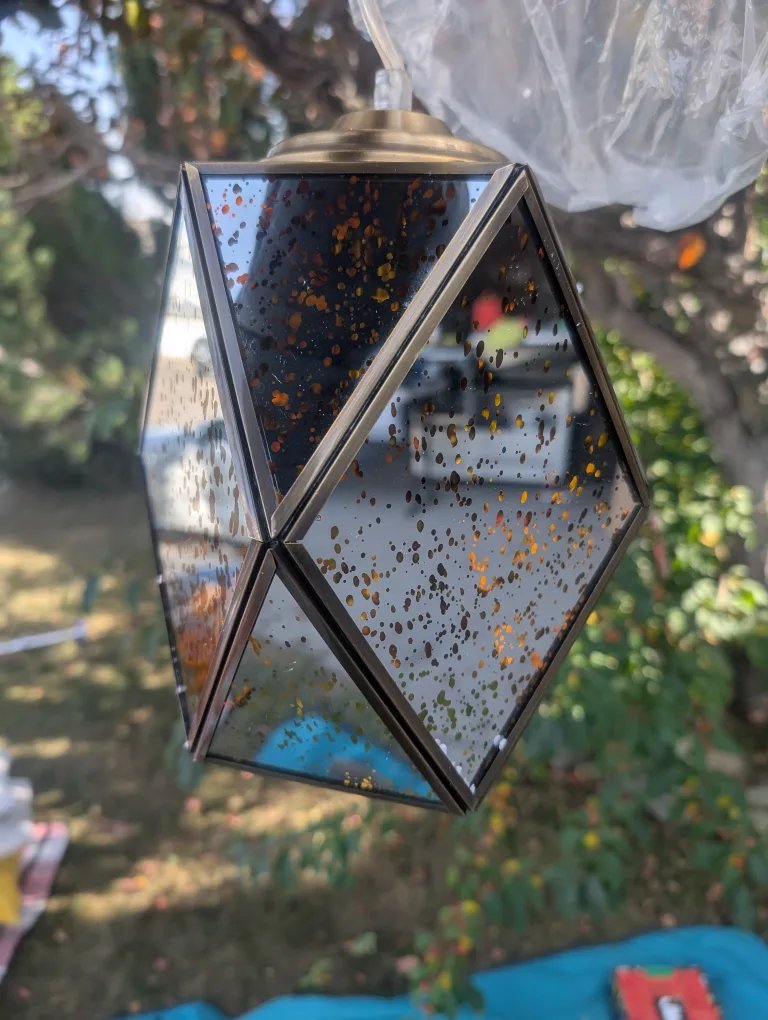 Gorgeous Copper Lantern Small Ceiling Pendant 8.5in 🧡 image indicator(4)