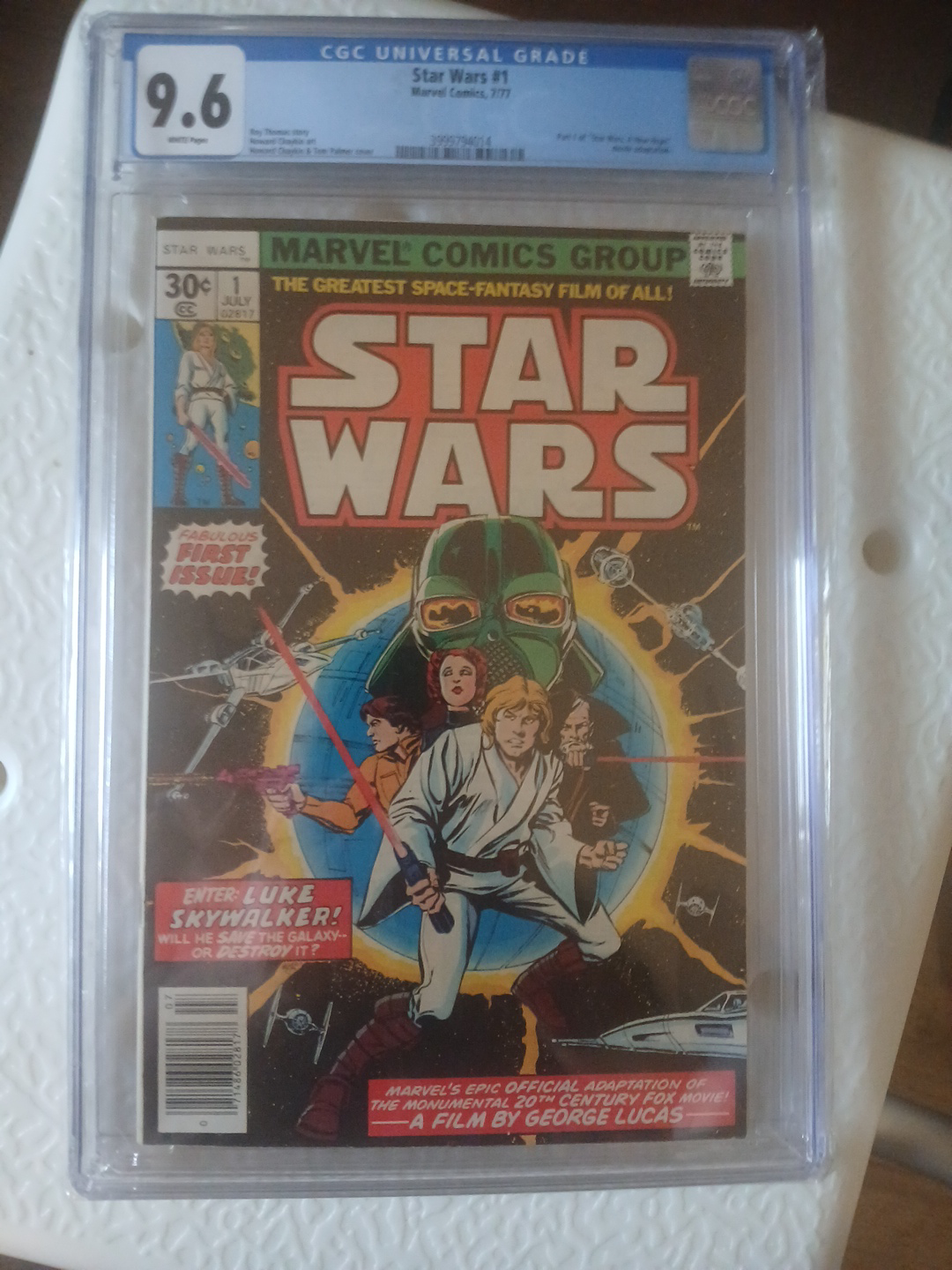 Star Wars #1 Marvel Comic 7/77 CGC 9.6