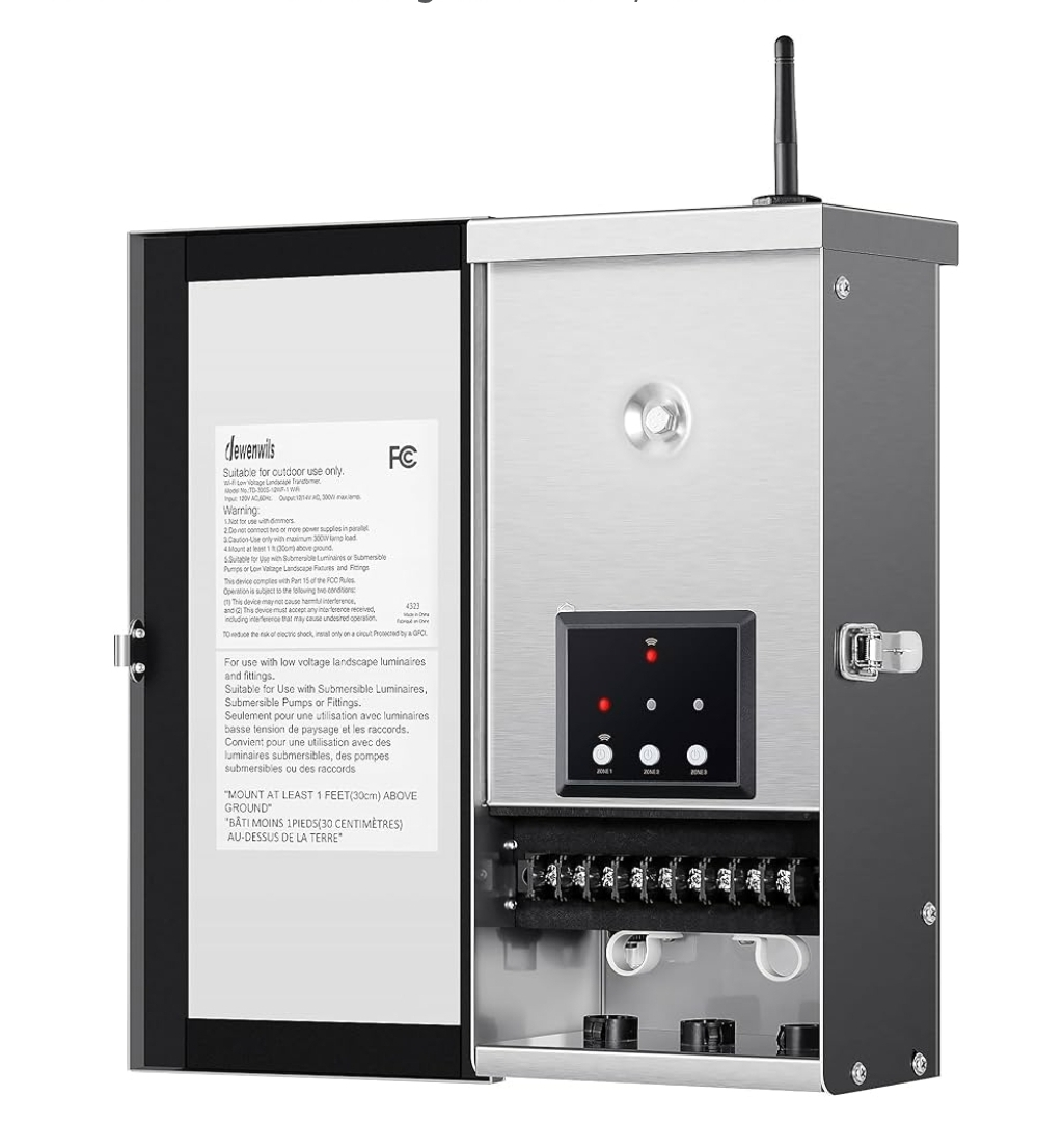 Dewenwils 300W Low Voltage Landscape Lighting Transformer