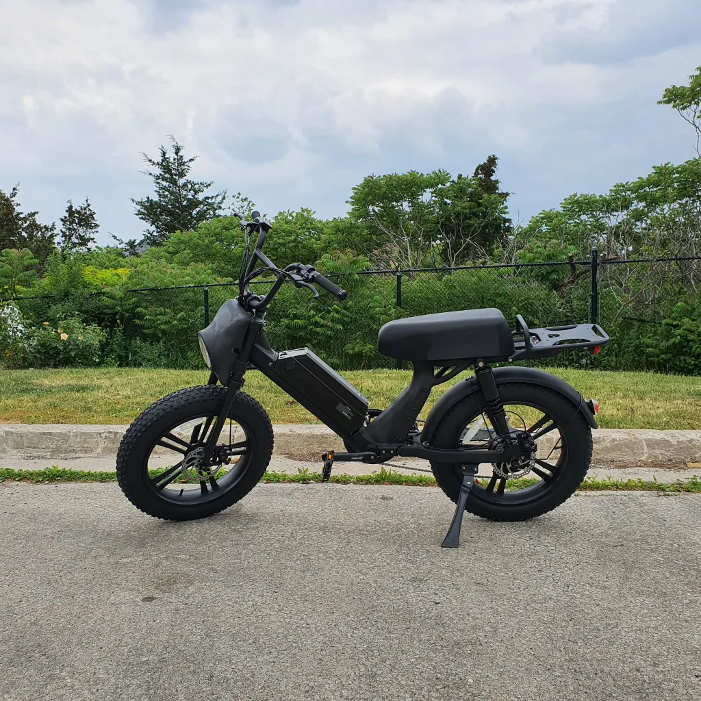 Black Electric Bike image indicator(3)