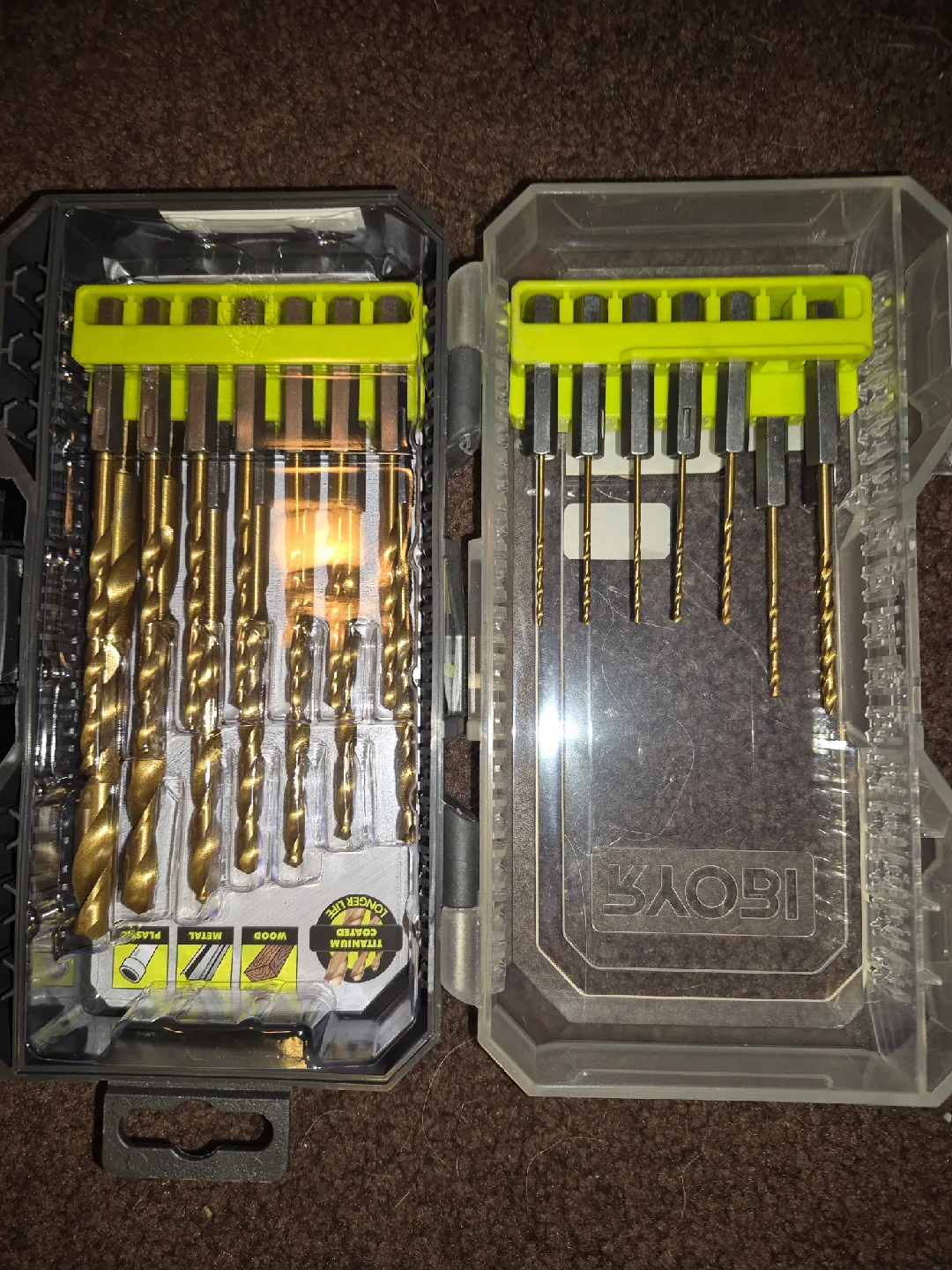 Ryobi 22-Piece Titanium Drill Bit Set image indicator(2)