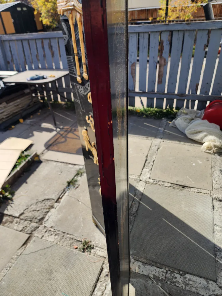 Vintage Chinese Black Lacquer image indicator(6)