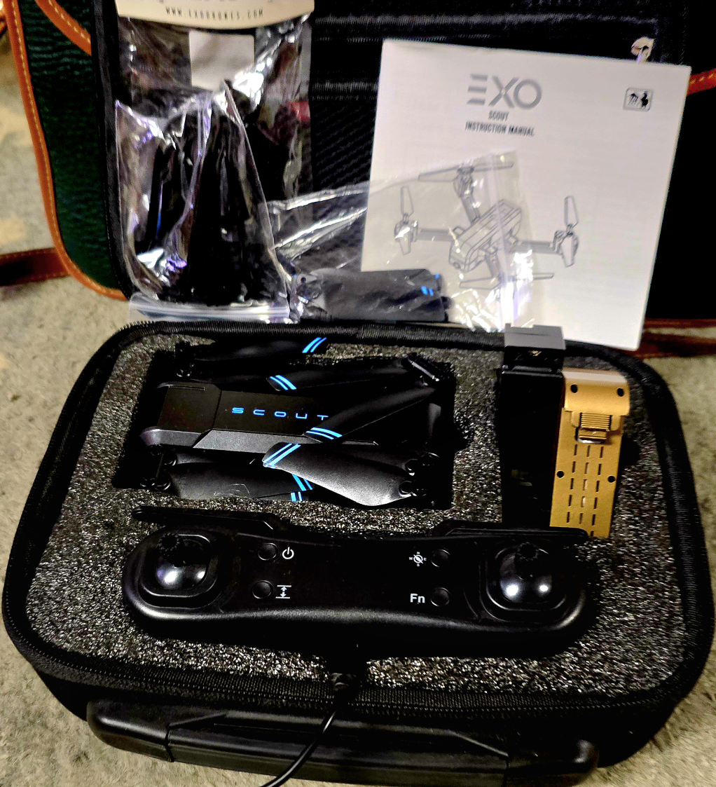 EXO Scout Drone with Accessories (Extra Battery)