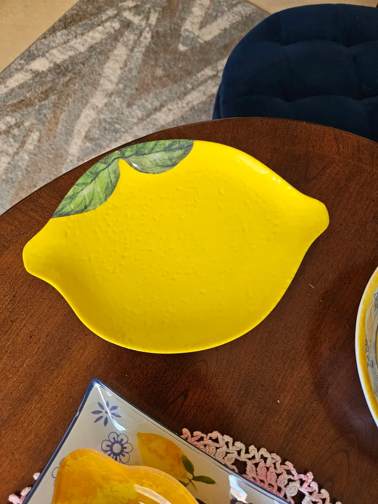 Lemon-themed Plates and Bowl Set image indicator(2)