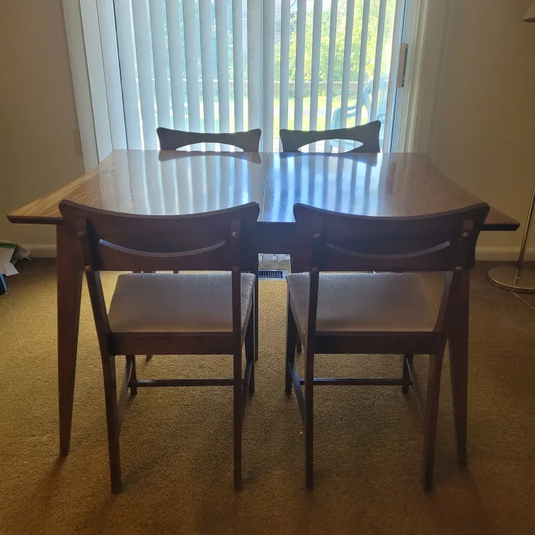 Mid-Century Modern Dining Set & Sideboard thumbnail
