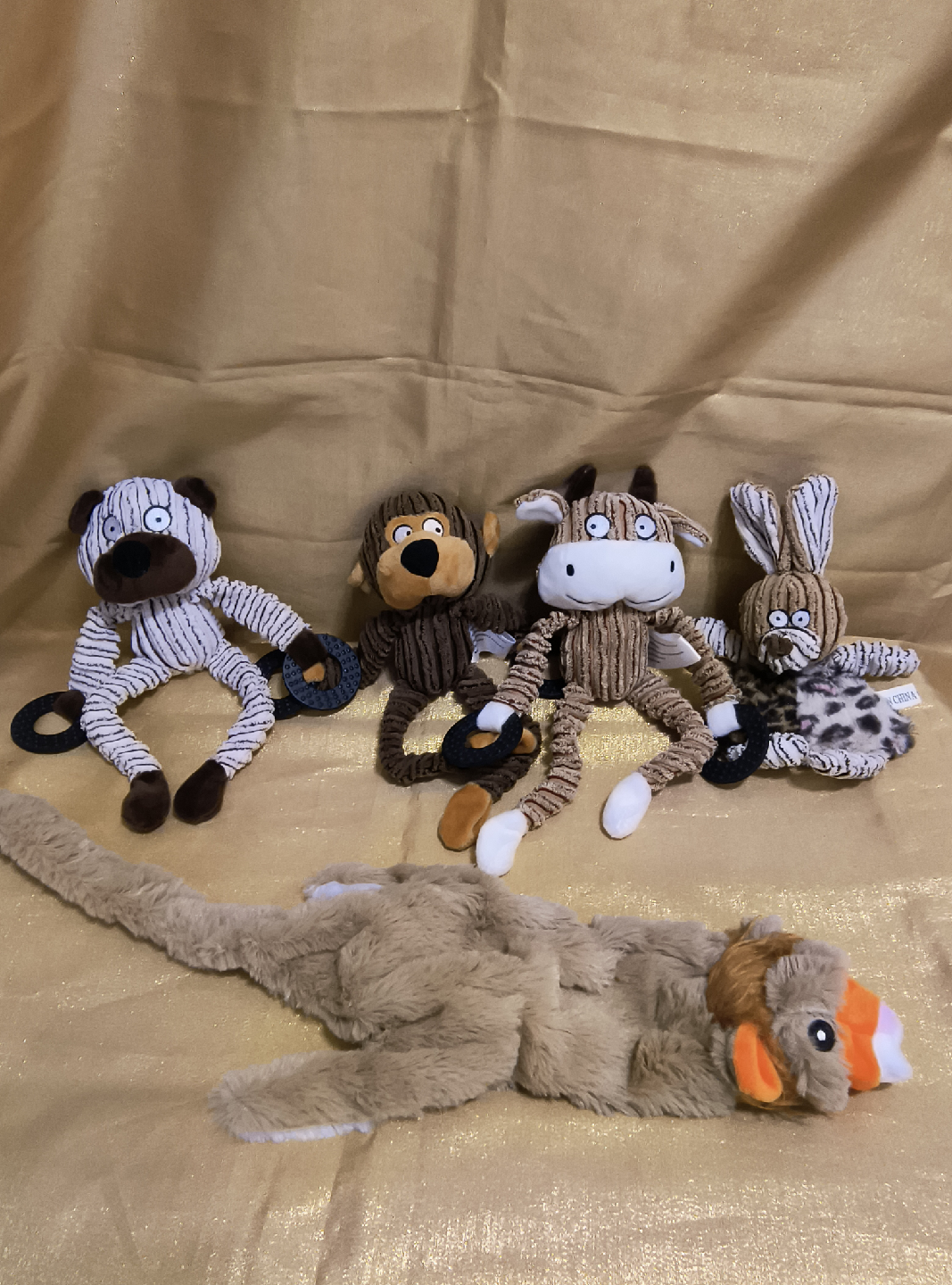 Dog Plush Toys Set of 5
