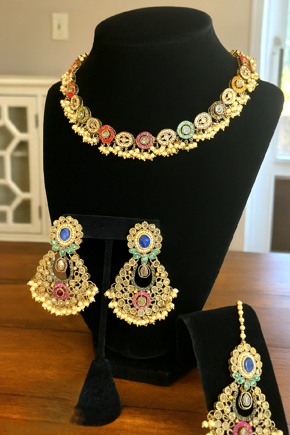 💥 Price Drop Alert! Diwali Special Elegant Multi-Stone Choker  💫