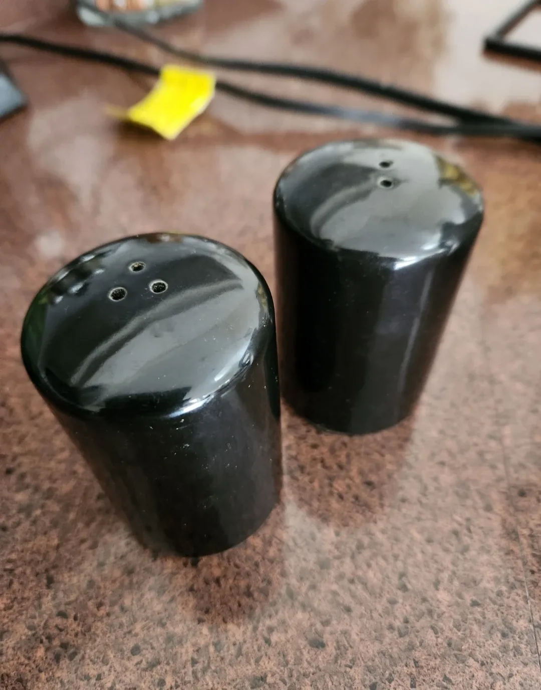 Black Salt and Pepper Shakers image indicator(2)