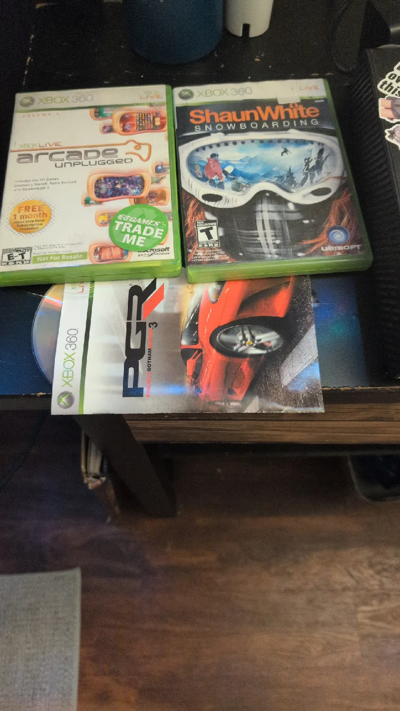 Xbox 360 Console with Games image indicator(3)