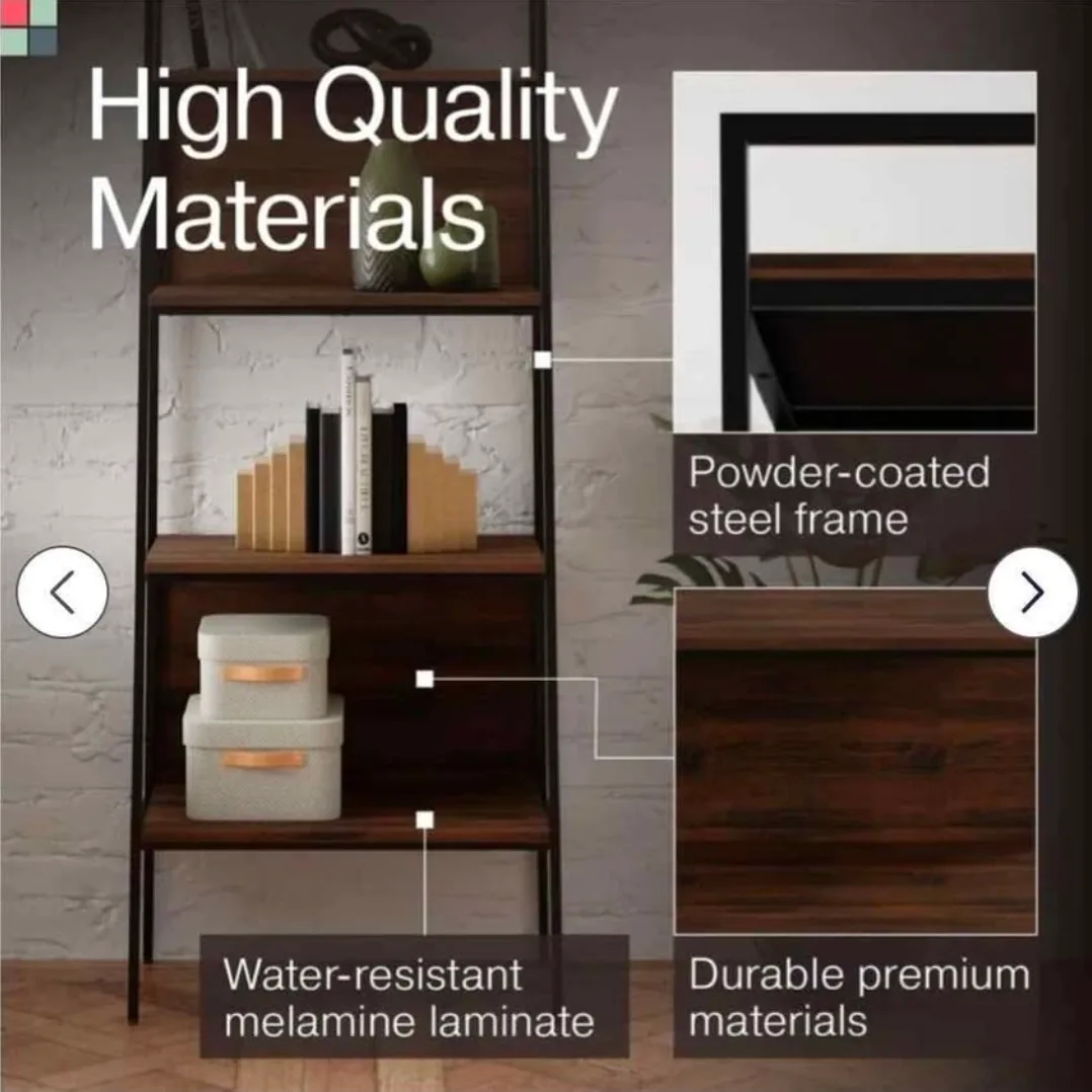 Stead Ladder Bookshelf with 5 shelves image indicator(5)